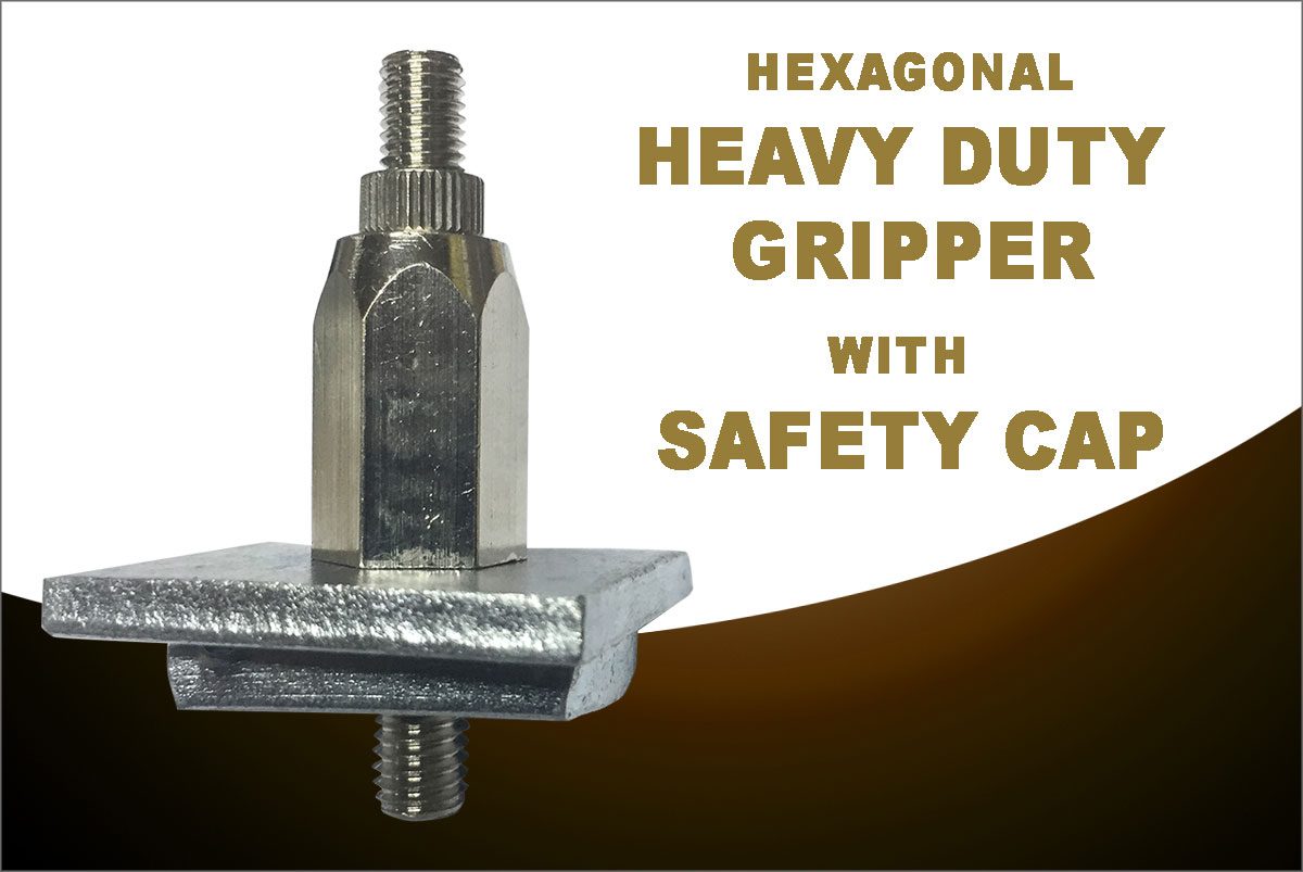 Hexagonal Heavy Gripper with Safety Cap